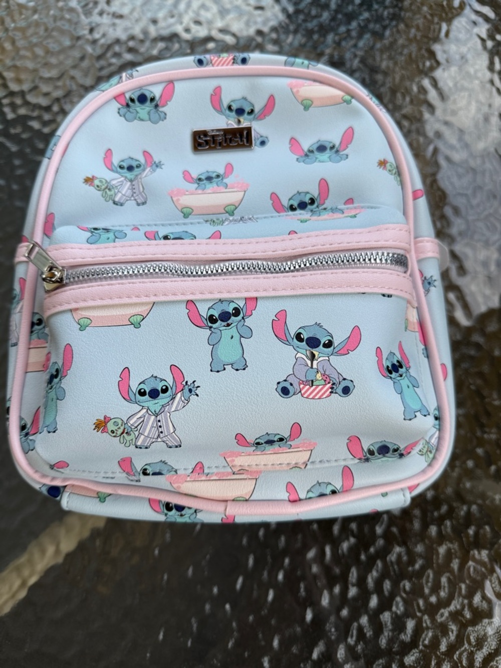 Lilo and stitch Tiffany, blue and pink backpack